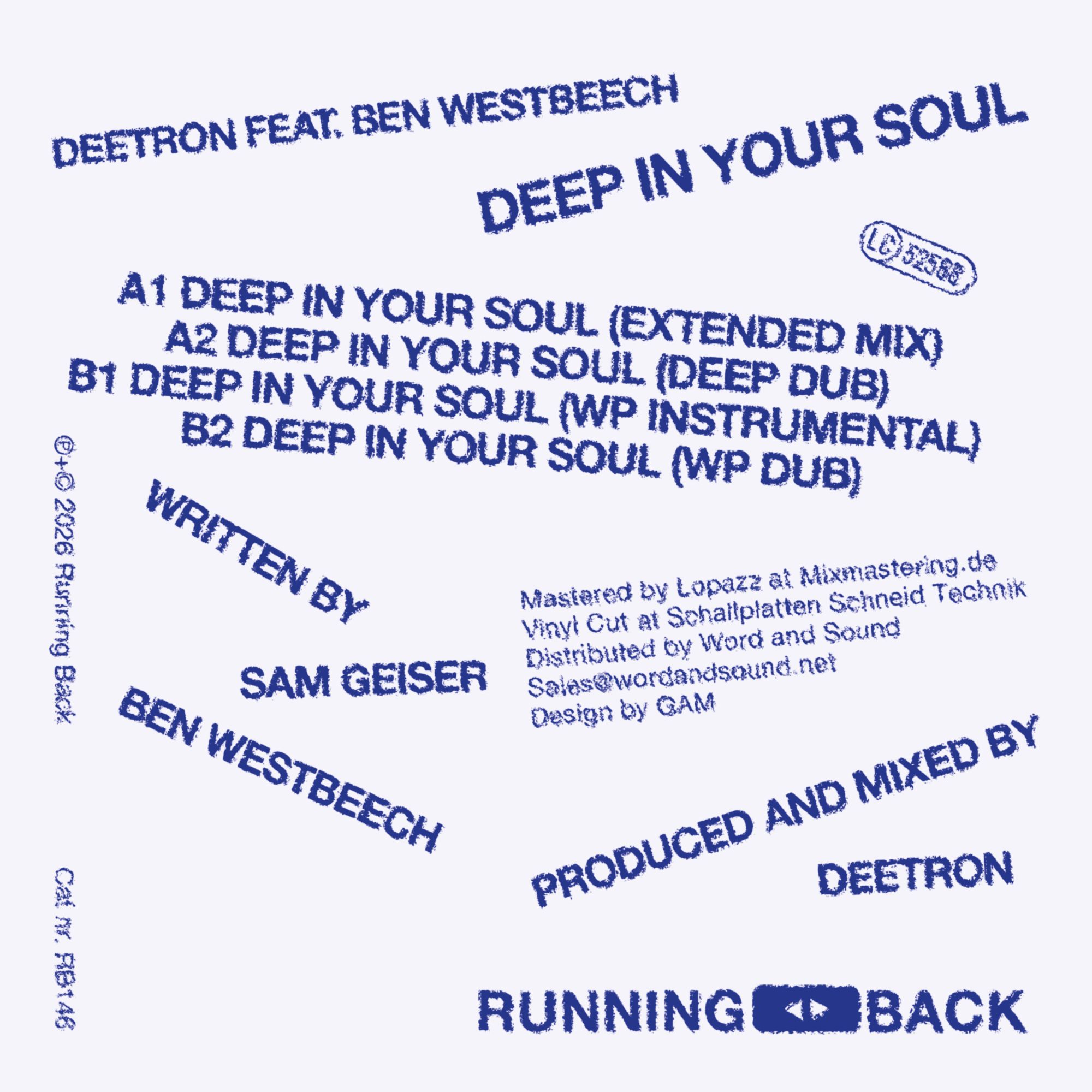 Deep In Your Soul by Deetron ft Ben Westbeech | Kompakt