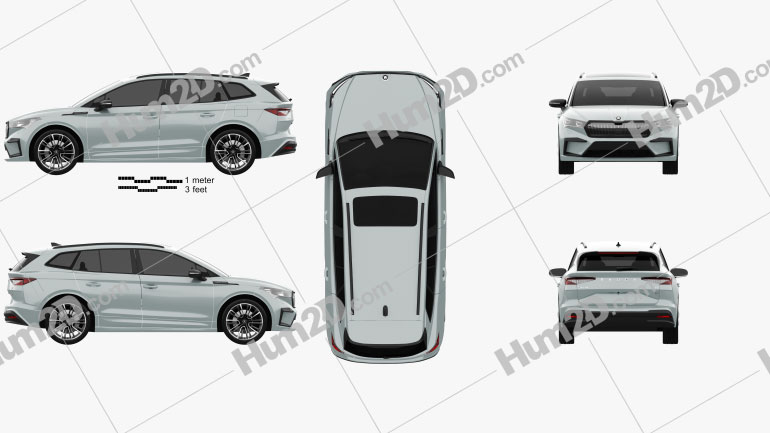 Skoda Enyaq iV clip art