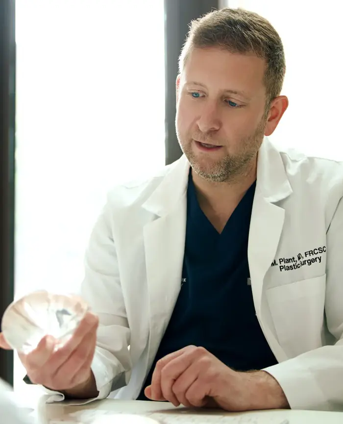 Dr. Mathew Plant breast augmentation consultation