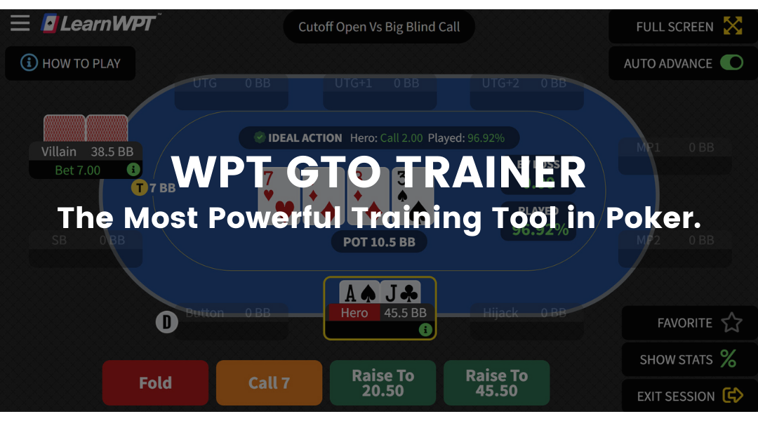 GTO Trainer Play Poker Hands Against The Perfect Opponent