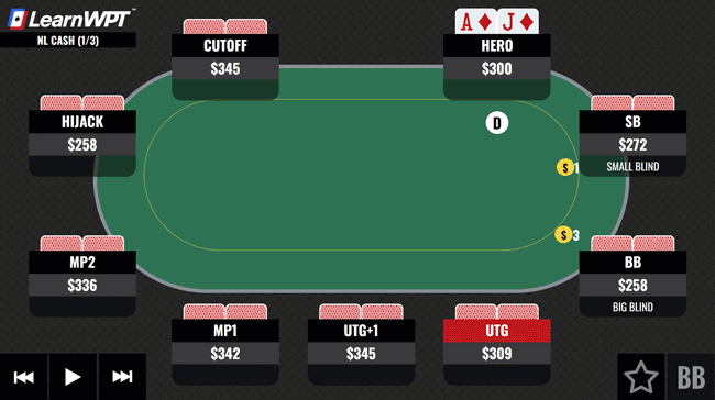 AJ in a Low Stakes Game