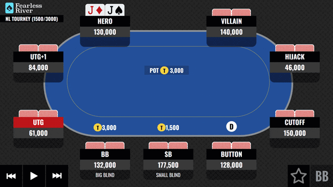 JJ in a Big Field Tournament