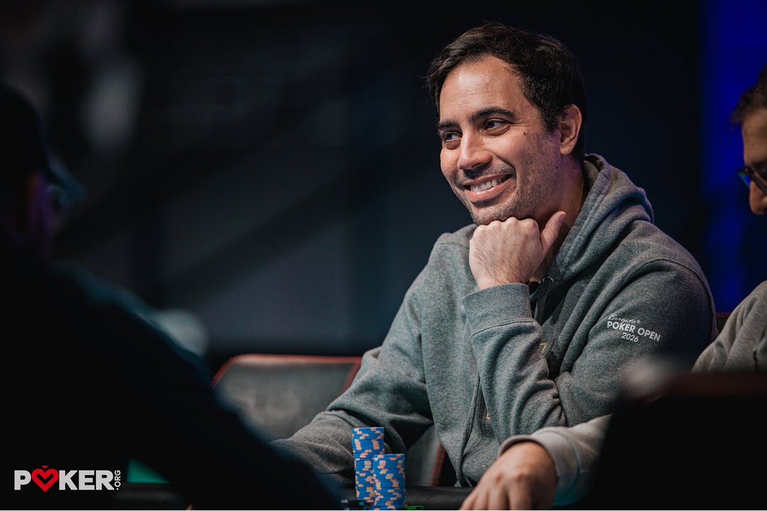 Michael "Gags30" Gagliano at the 2026 WSOP Main Event final table