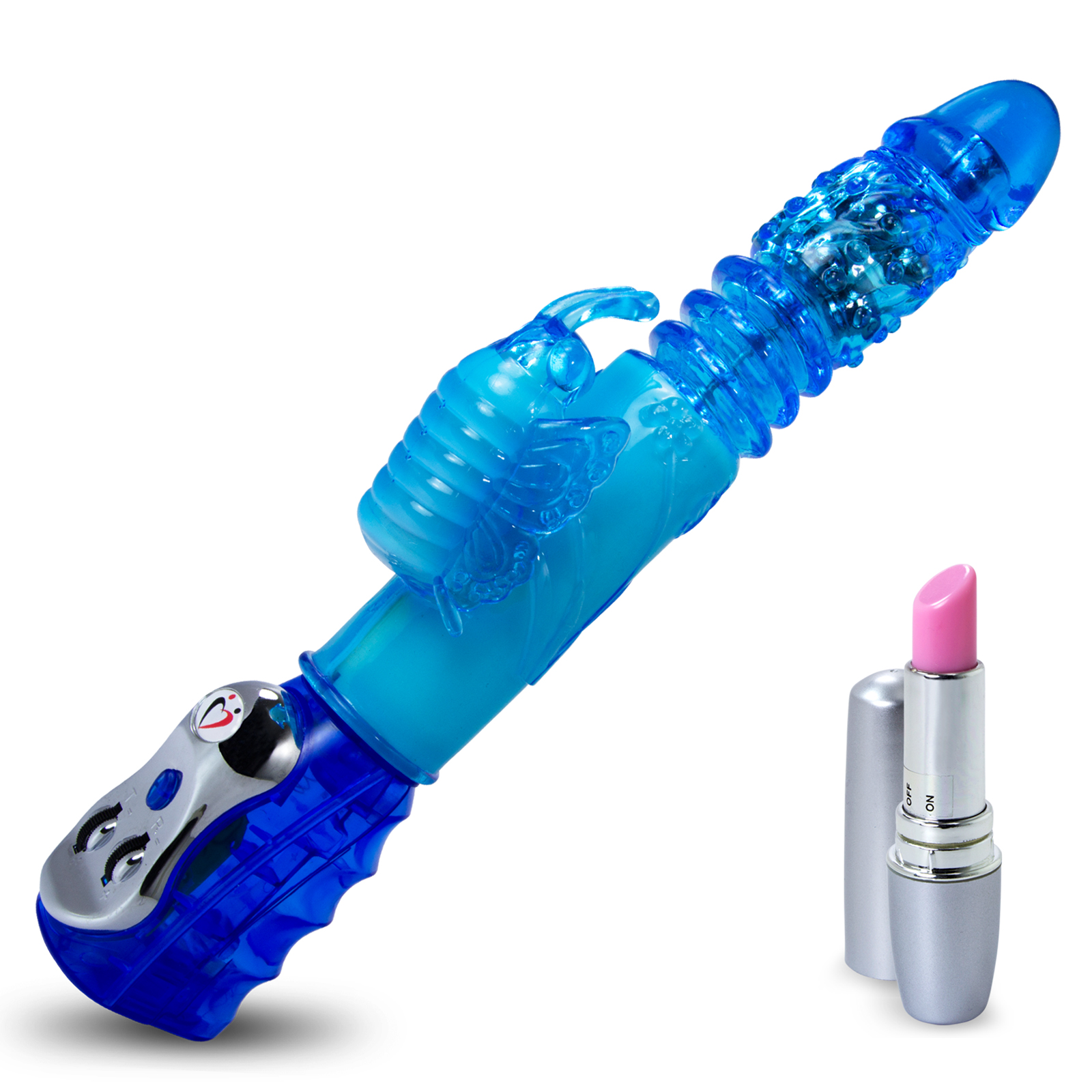 Rabbit Vibrator LeLuv Auto-Thrusting and Discreet Lipstick