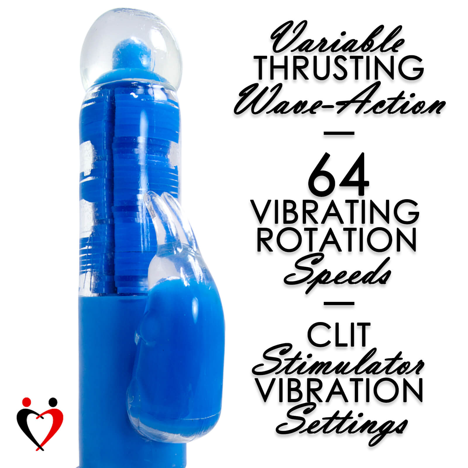 Rabbit Vibrator LeLuv WAVE MOTION Shaft LED Controls with Mini Bullet | eBay