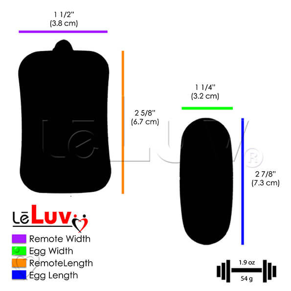 Remote Control Egg Wireless Multispeed LeLuv Vibrator Public Discreet | eBay