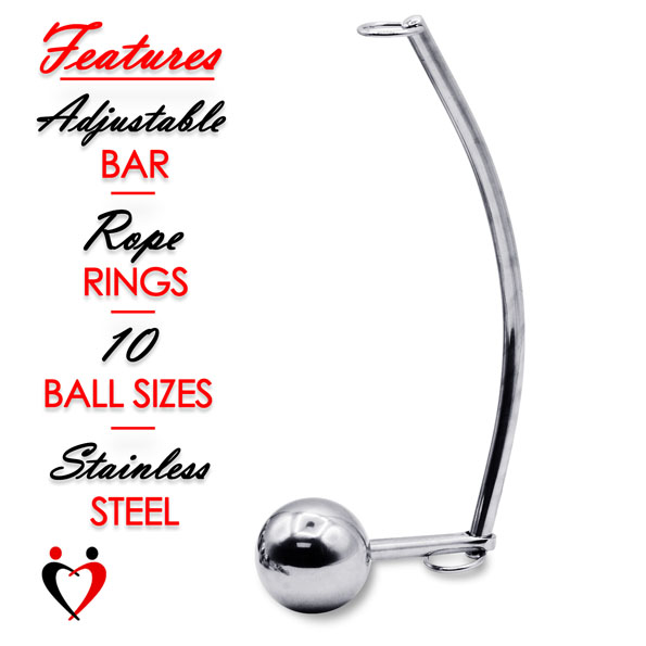 Eyro Pro Stainless Steel Anal Anchors and Ball [PARENT SKU] Picture 2