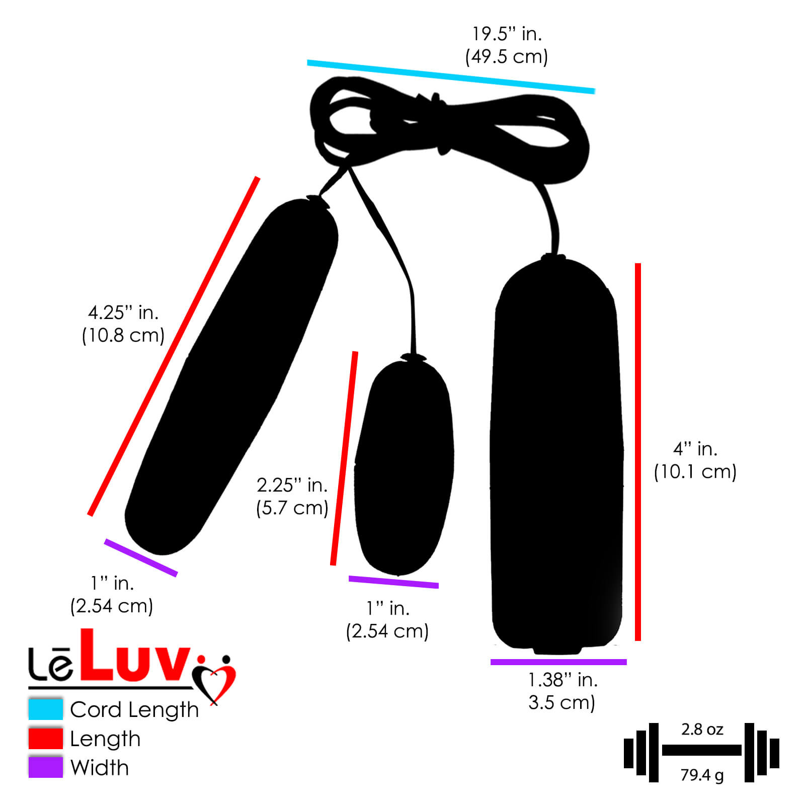 Vibrators Silver Bullets Multi-speed Small and Large Bundles LeLuv Massager Eggs