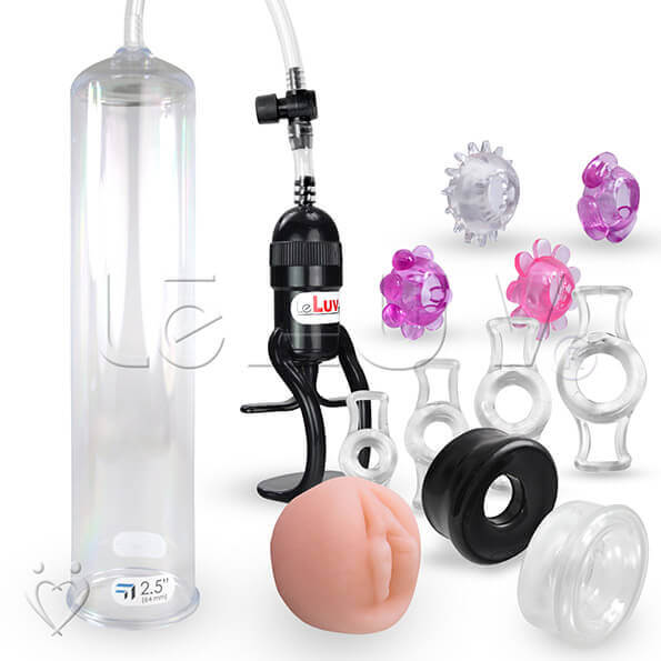 Large Easyop ZGrip Pump + Black, Clear, Donut, C. Rings, Jelly Rings Picture 1