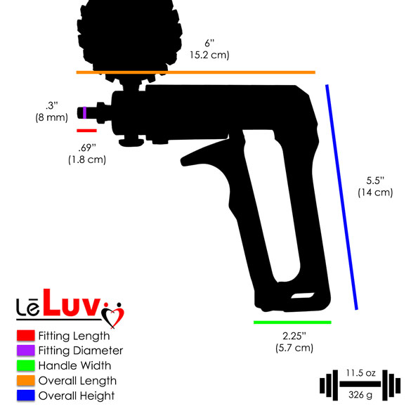 Maxi Red Handle Silicone Hose | Penis Pump 9