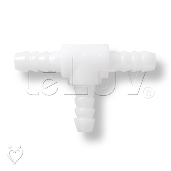 LeLuv 2-Pack T-Connector Hose Fitting PART for Vacuum Pumps Picture 2