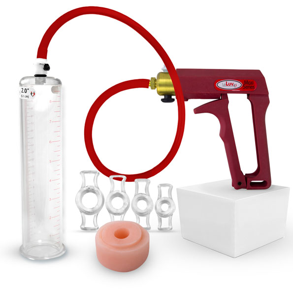 Maxi Red Handle Silicone Hose | Penis Pump 9
