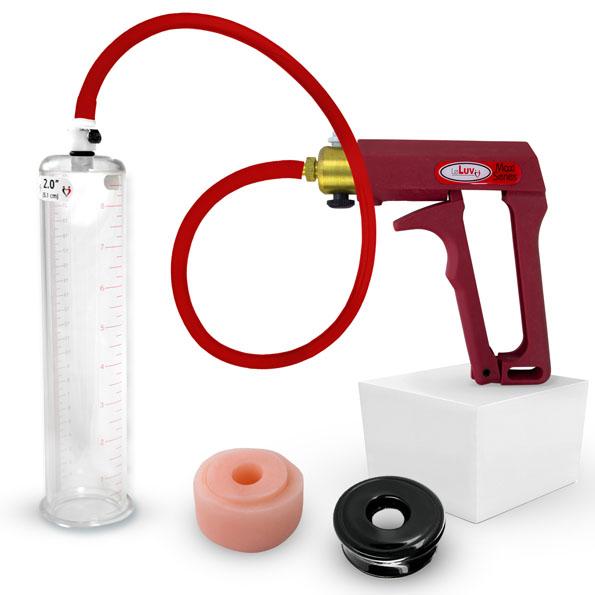 Maxi Red Handle Silicone Hose | Penis Pump 9