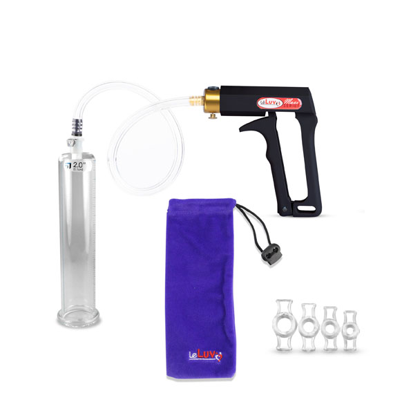 Maxi Black Handle Clear Hose | Penis Pump 9