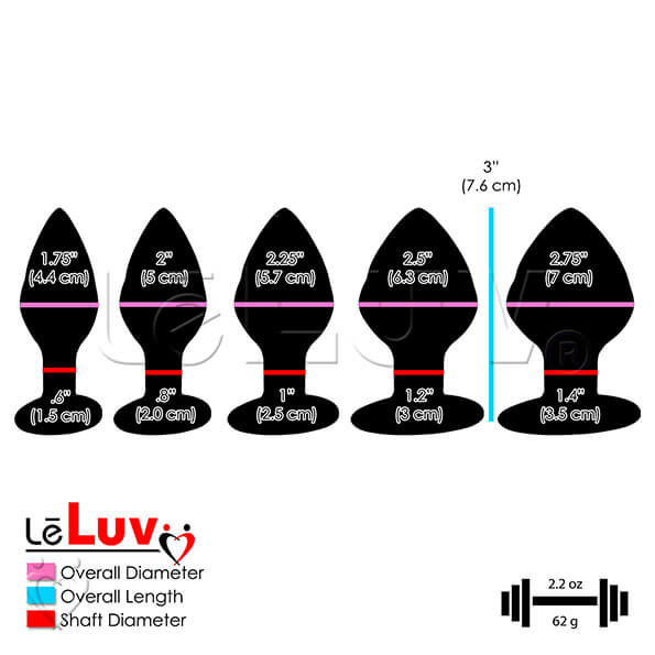 3 anal plug Buy the Rear Assets 3-piece Rose Gold Aluminum Anal Plug Set with  Heart-shaped Pink main image 1