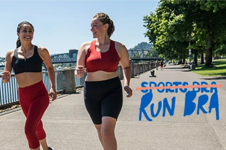 Try on Brooks run bras with a fit expert