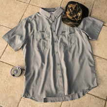 Ripstop Btndn Steel Men S/Sxxl by Hobie