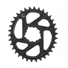 Chain Ring X-SYNC 2 Oval 34T Direct Mount 6mm Offset Alum Eagle Black