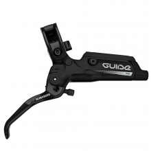 Disc Brake Guide RE (Reach,E-MTB) Guide Aluminum Lever Code 4Piston Caliper Gloss Black Rear 1800mm Hose (Rotor/Bracket sold separately)A1 by SRAM