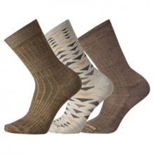 Everyday Neutral Crew Socks Trio Socks by Smartwool