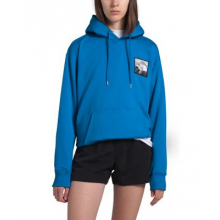 north face men's pullover graphic patch hoodie