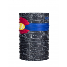 Single Tube Colorado Map Black