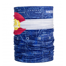 Double Tube Colorado Map Blue