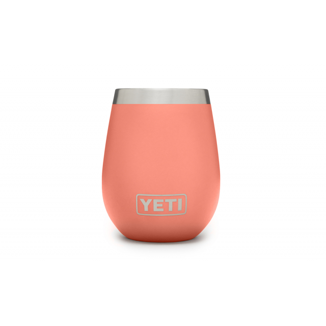 coral yeti wine tumbler