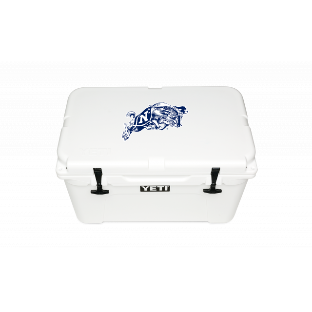 navy yeti cooler