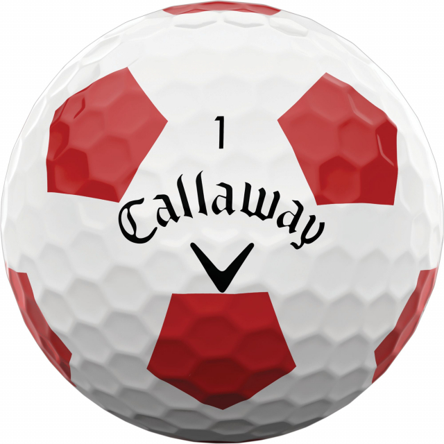 Callaway / 2022 Chrome Soft Truvis Red/White Single Golf Ball