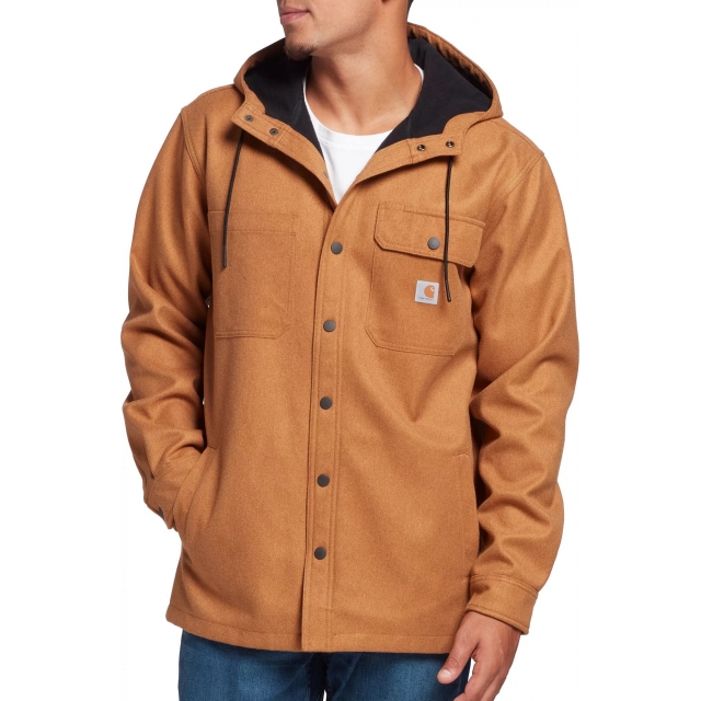 Carhartt / Men's Rain Defender Relaxed Fit Heavyweight Hooded Shirt Jacket