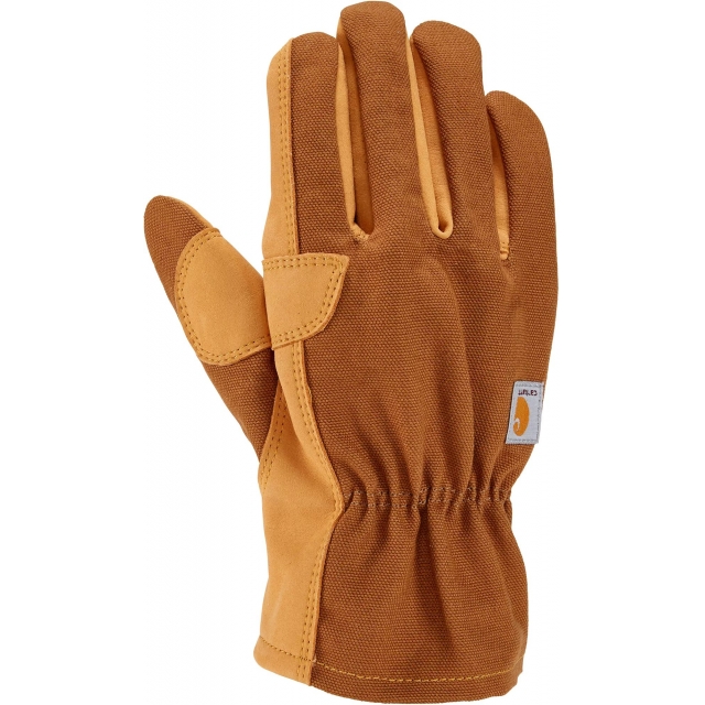 Carhartt / Men's Duck Synthetic Leather Open Cuff Gloves