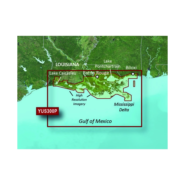 Garmin / microSD/SD card YUS300P Louisiana Bayou