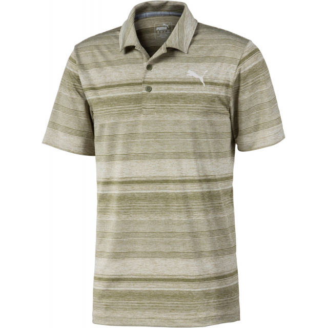 Puma / Men's Variegated Stripe Short Sleeve Golf Polo