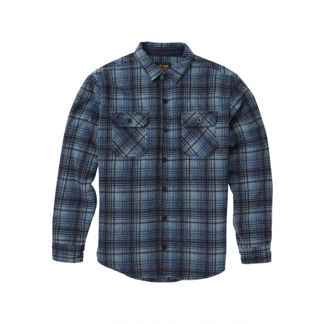 men's burton brighton tech insulated flannel