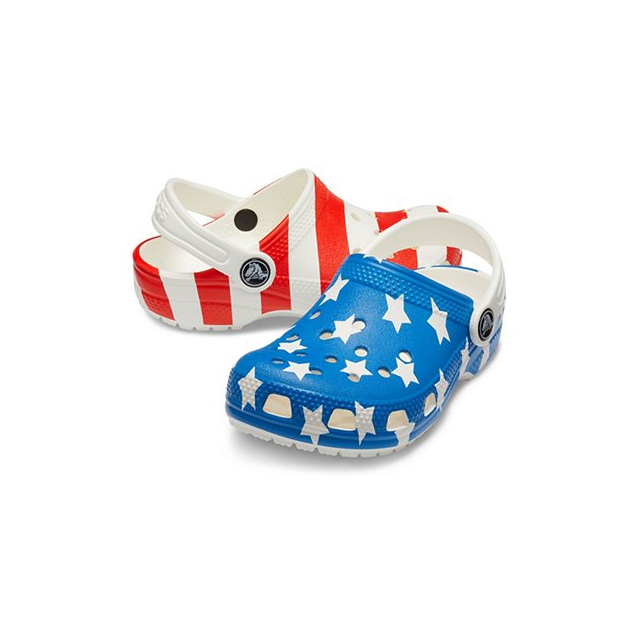 american flag crocs youth