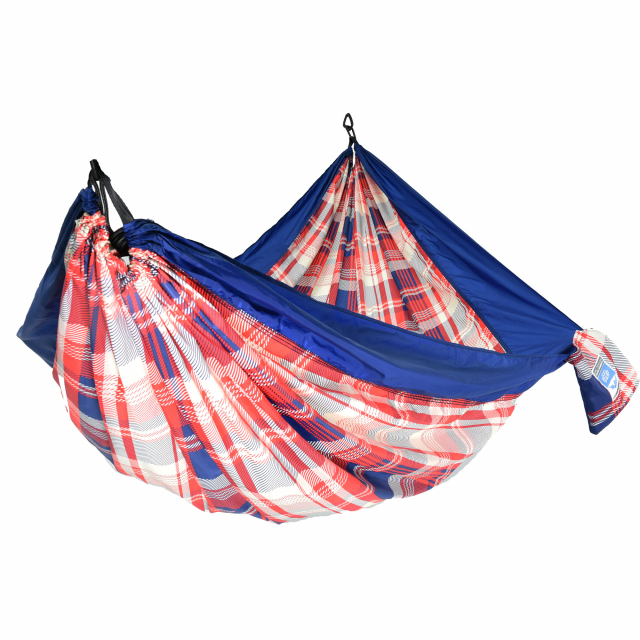 Equip / One Person Travel Hammock Plaid Print