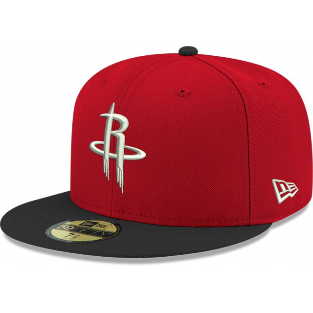 New Era / Men's Houston Rockets Red 59Fifty Fitted Hat