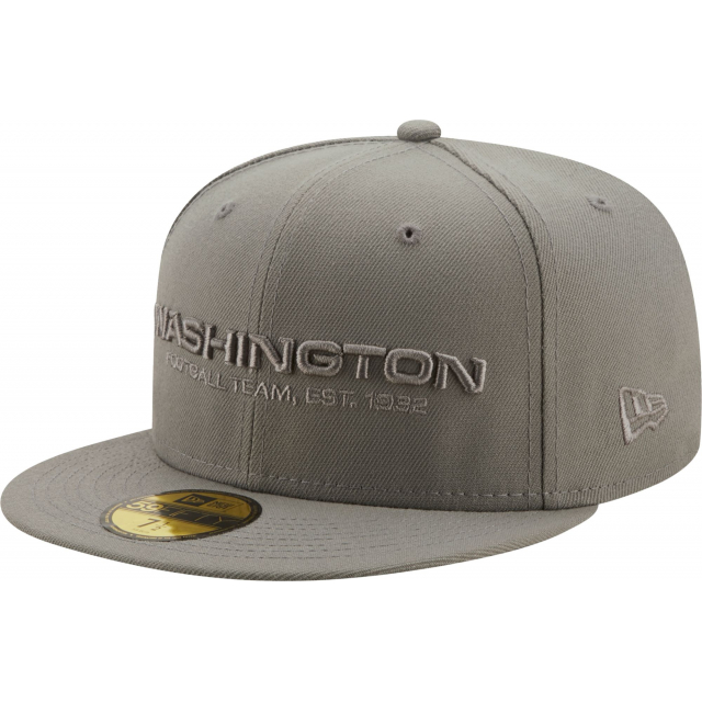 New Era / Men's Washington Football Team Color Pack 59Fifty Grey Fitted Hat
