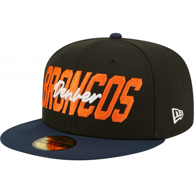 New Era / Men's Denver Broncos 2022 NFL Draft 59Fifty Black Fitted Hat