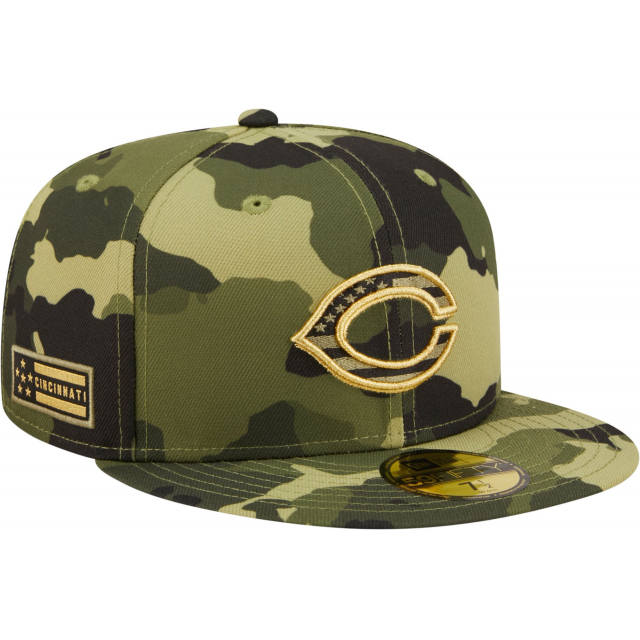 New Era / Men's Armed Forces Day 2022 Cincinnati Reds Camo 59Fifty City