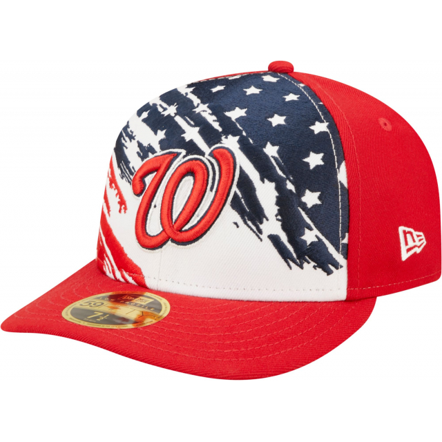 New Era / Men's Fourth of July '22 Washington Nationals Red 59Fifty Low