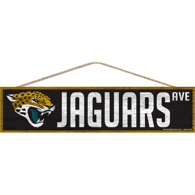 WinCraft / Jacksonville Jaguars 4'' x 17'' Rope Sign