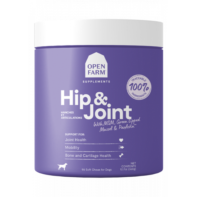 Open Farm / Supplements Hip & Joint Dog Chews, 90count