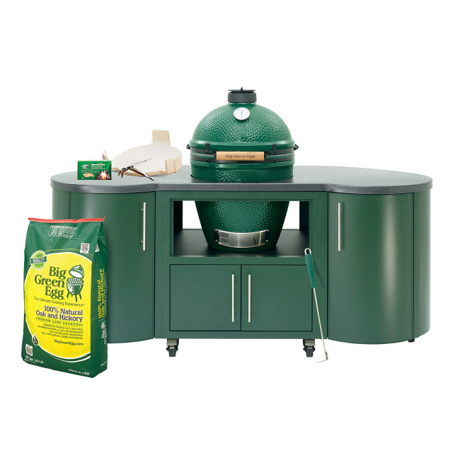 Big Green Egg / Large Big Green Egg in 76inch Custom Island Package