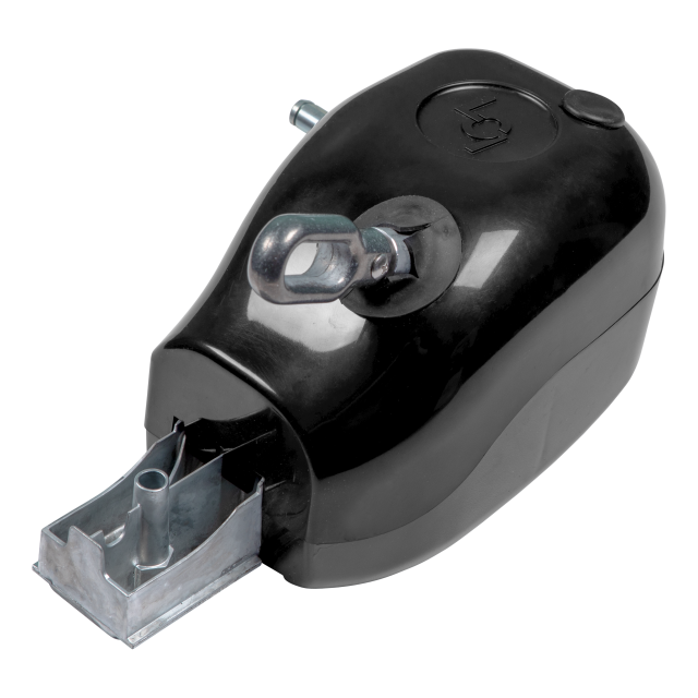 LIPPERT / Solera Manual Crank Style Awning Drive Head Assembly Black
