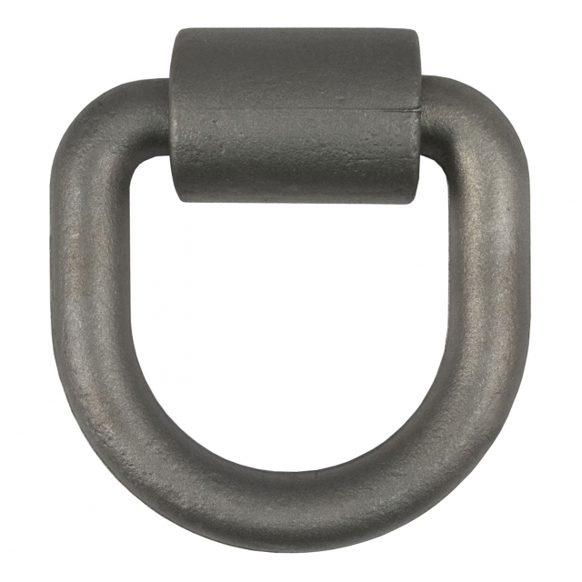 LIPPERT / CURT 3" x 3" WeldOn TieDown DRing (8,833 lbs, Raw Steel)