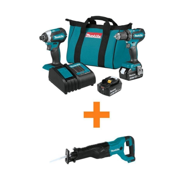 Makita XSH04ZB 18V LXT Lithium-Ion Sub-Compact Brushless Cordless 6-1/2