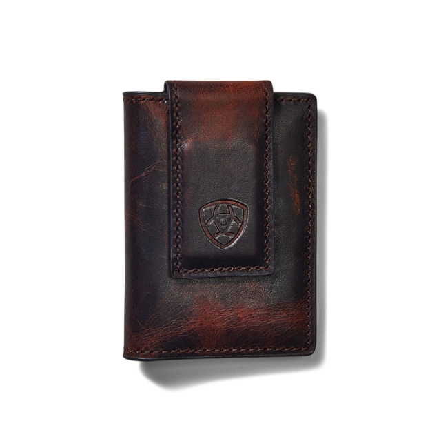 Ariat / Men's Bifold Slim Wallet Logo