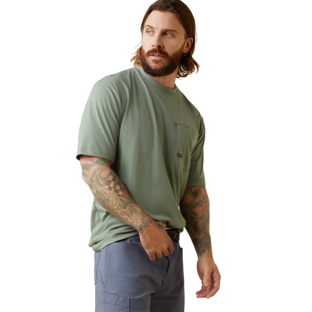 Ariat Men's Rebar Workman Logo T-Shirt